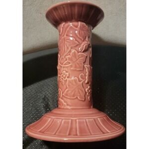 Lennox summer terrace Pink Rose magelica candleholder vindage.No cracks or craz